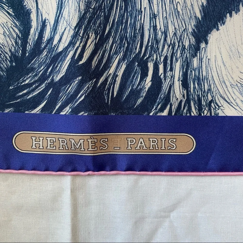 Hermes Tigre Royal double face scarf 90